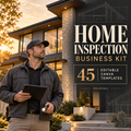 Home Inspection Business Kit - 45 Editable Canva Templates cover