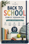 Back to School Family Organizer Printable 30 Page School Planner PDF - digital product preview 1