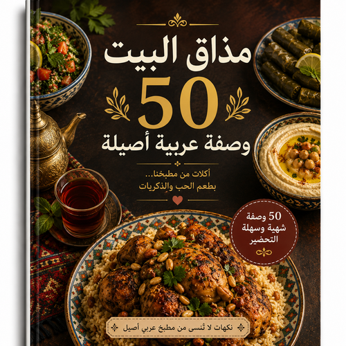 Arabic Cookbook PDF – 50 Authentic Arabic Recipe - digital product preview 1