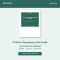 72-Hour Emergency Kit Guide | 36-Page Printable Checklist PDF cover