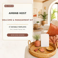 Airbnb Host Welcome Book & Management Kit | 37 Editable Canva Templates product cover