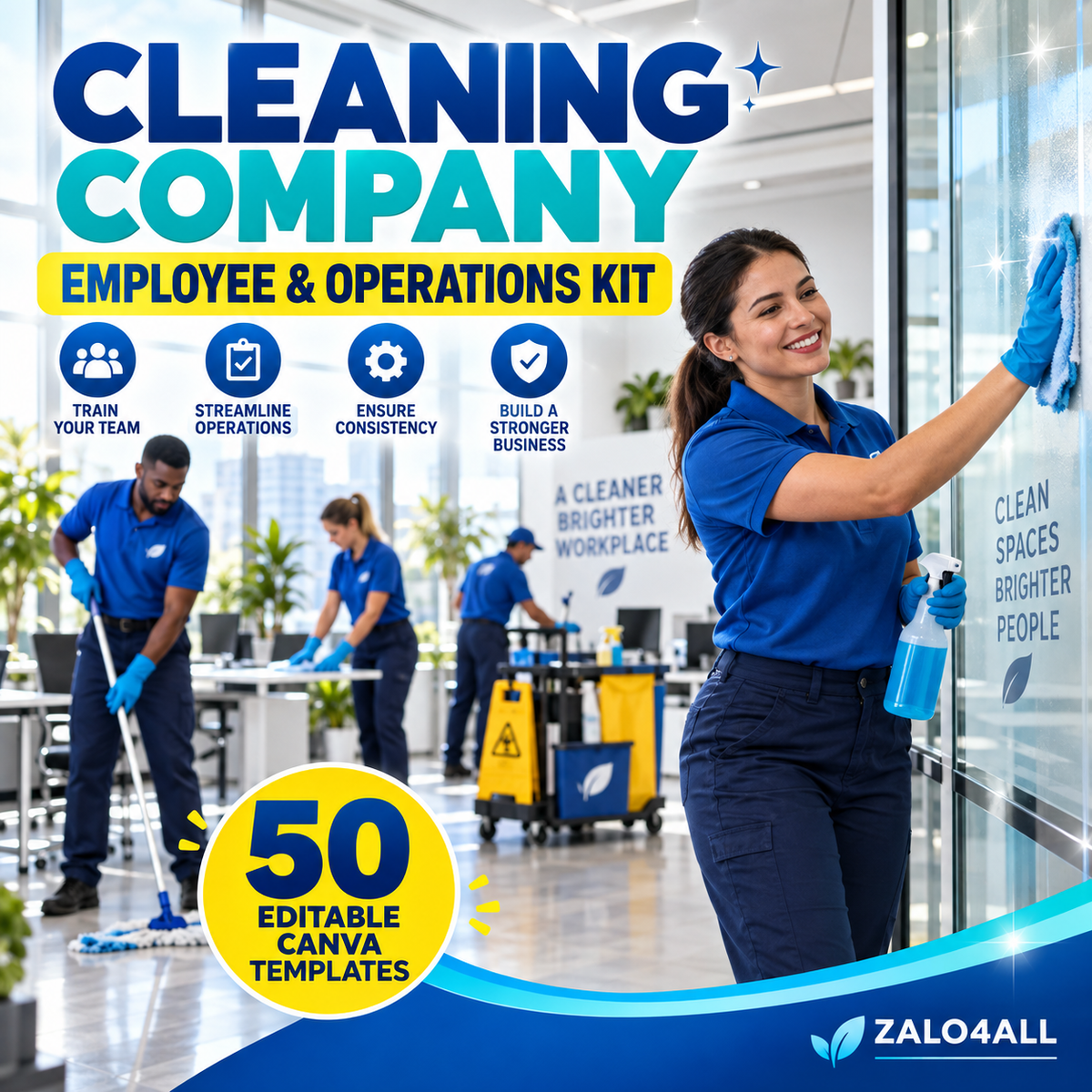 Cleaning Company Employee & Operations Kit cover
