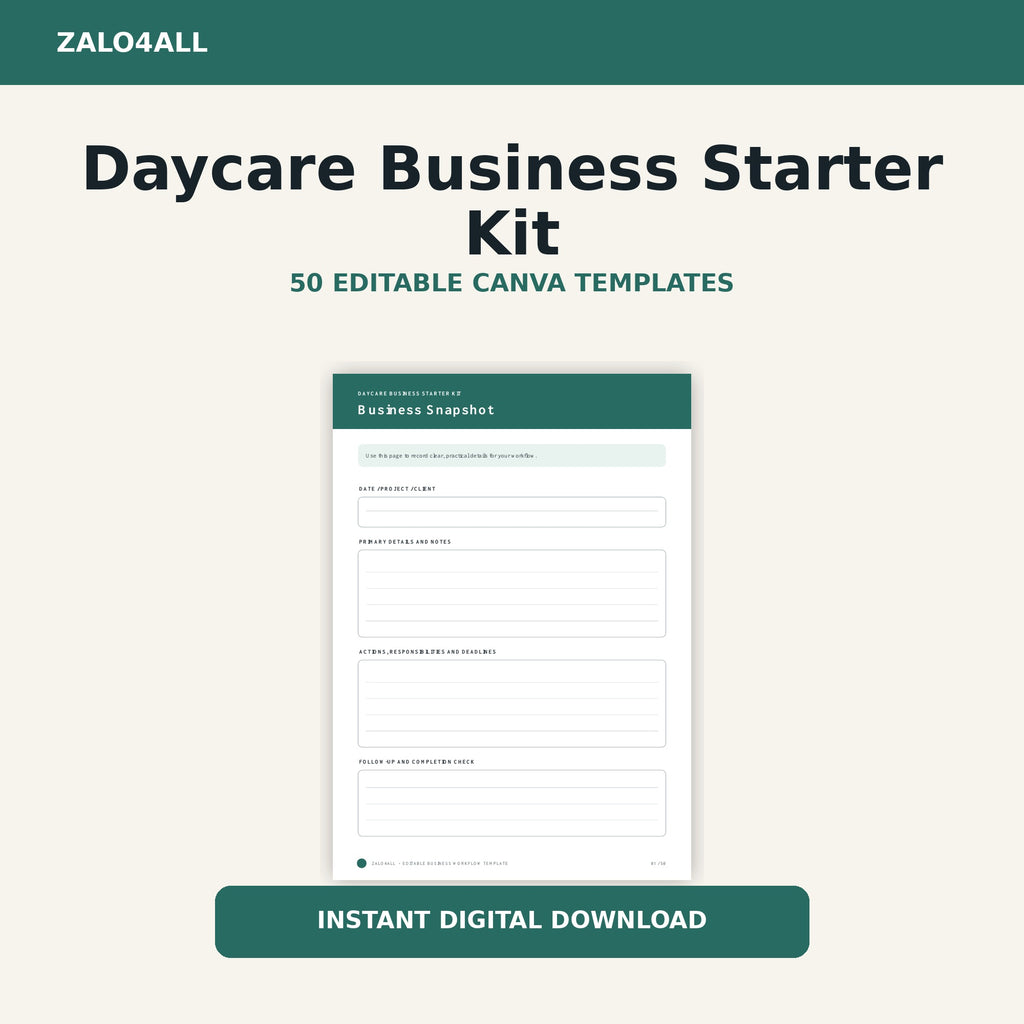 Daycare Business Starter Kit - image 1
