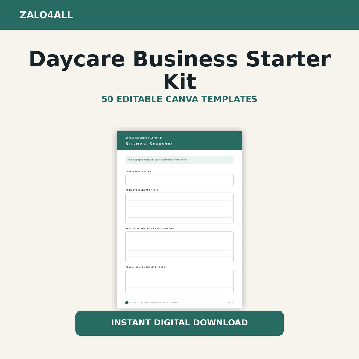 Daycare Business Starter Kit - image 1