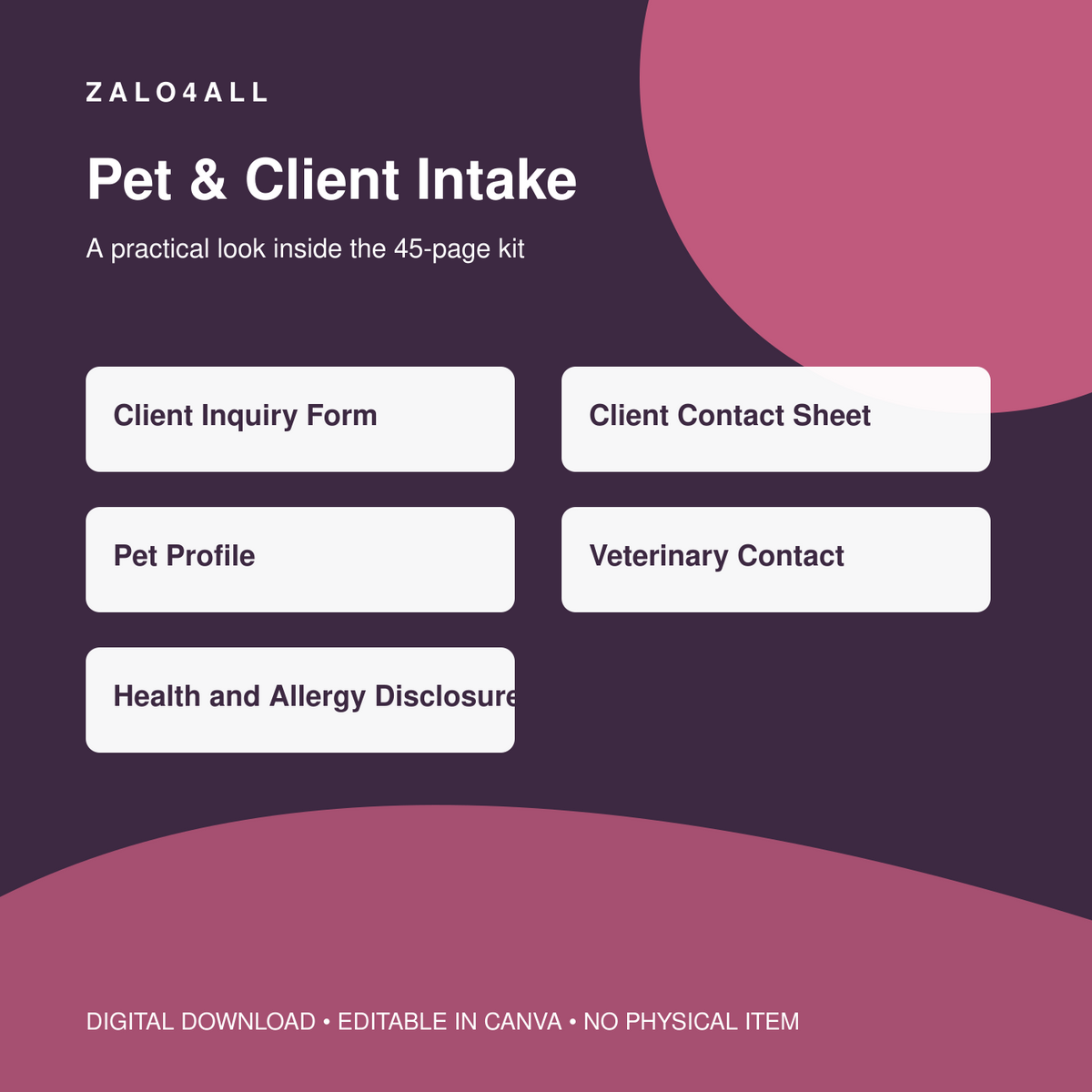 Mobile Dog Grooming Business Kit | 45 Editable Canva Templates - template preview 1