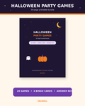 Halloween Party Games 30 Page Printable Bundle by ZALO4ALL