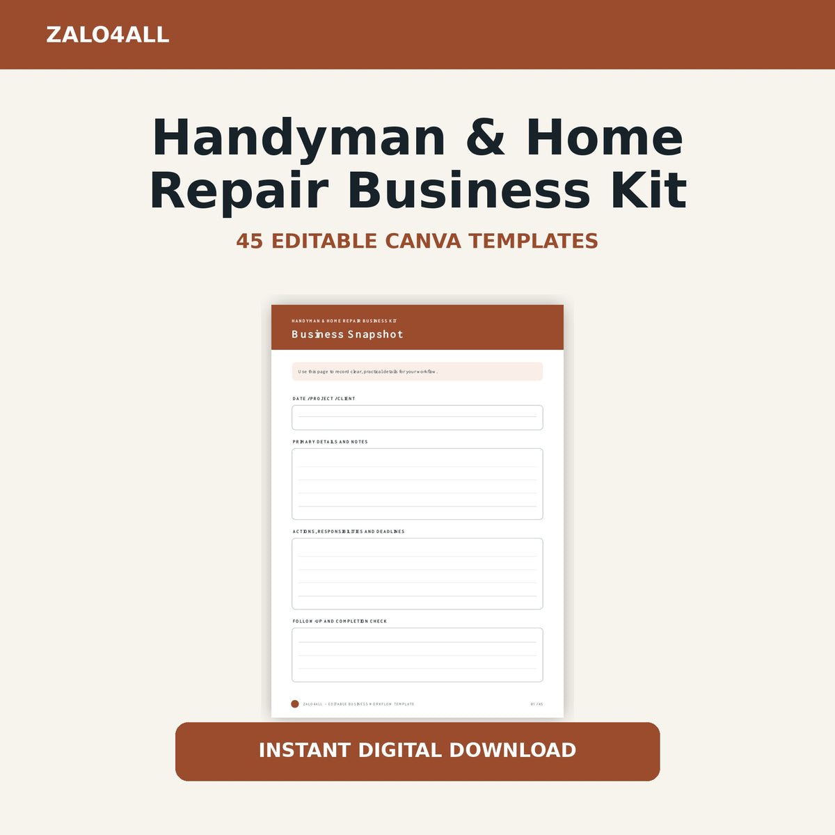 Handyman & Home Repair Business Kit - image 1