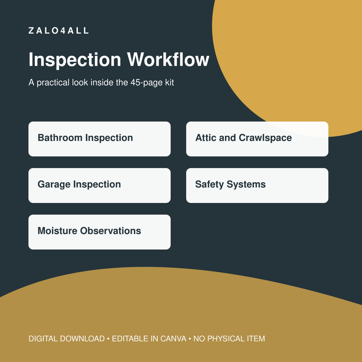 Home Inspection Business Kit | 45 Editable Canva Templates - template preview 3