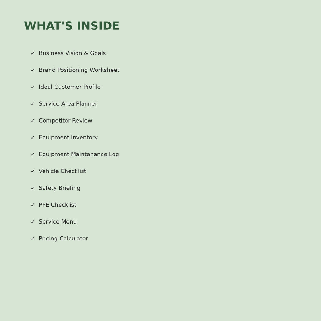 Lawn Care & Landscaping Business Kit | 45 Editable Canva Templates - image 2