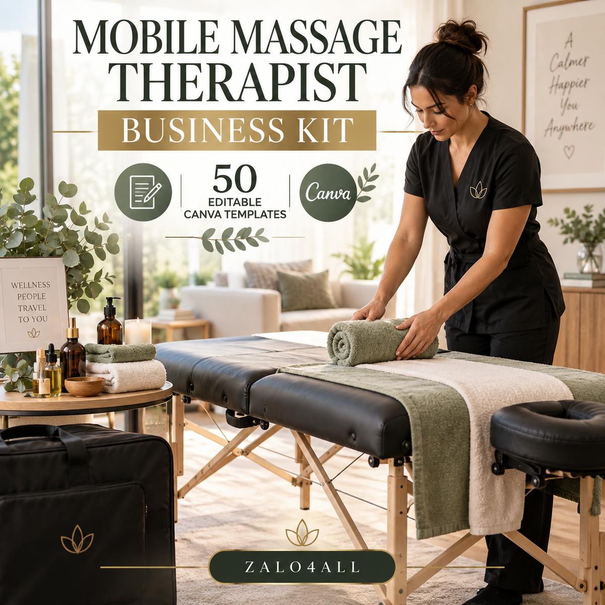 Mobile Massage Therapist Business Kit cover