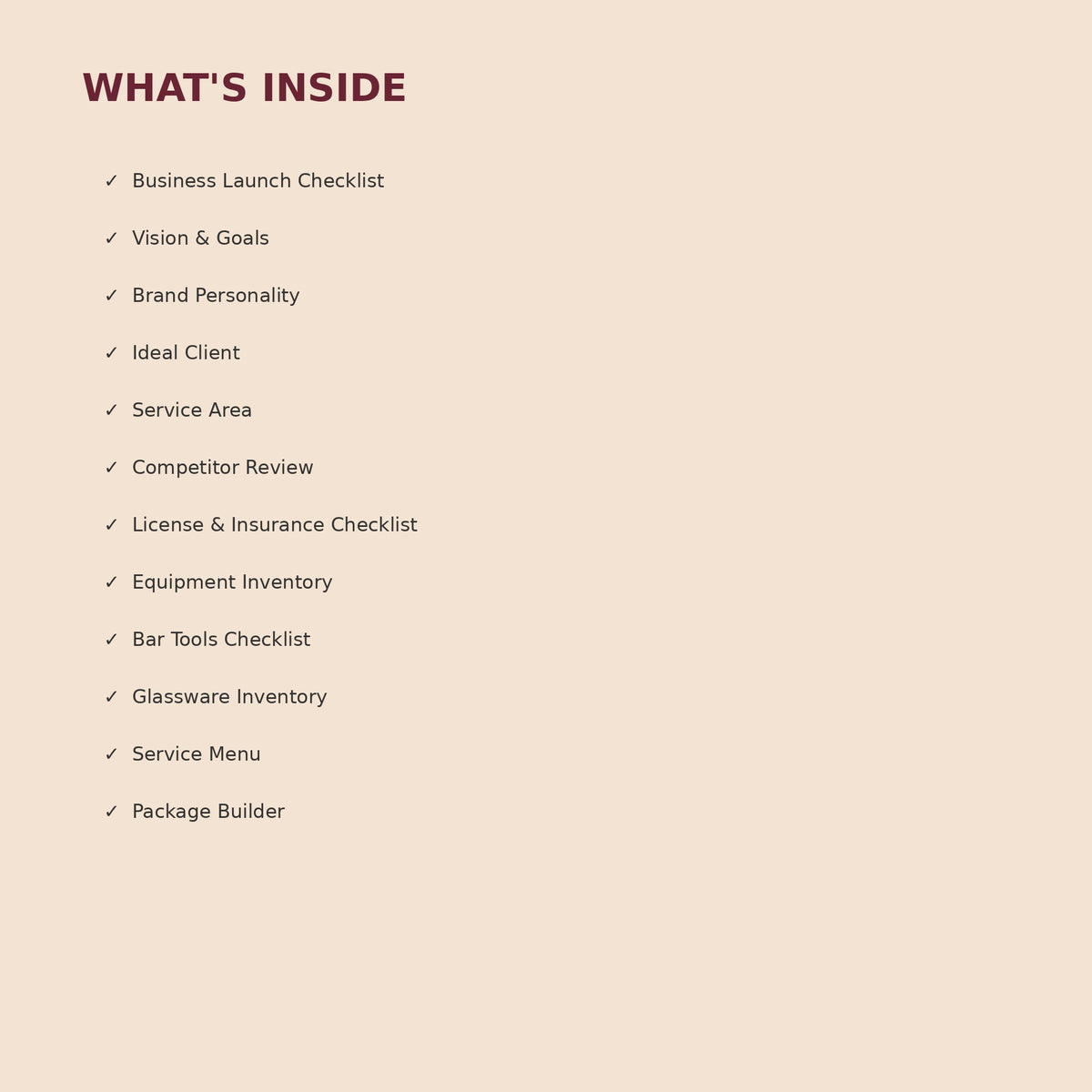Mobile Bartending Business Kit | 45 Editable Canva Templates - image 2