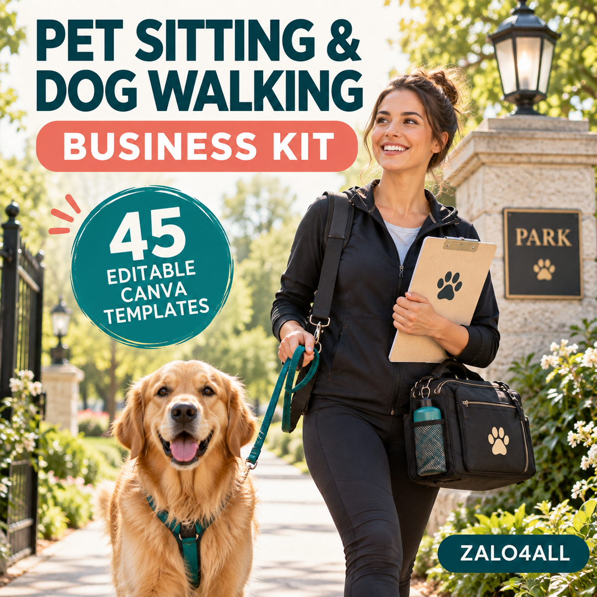 Pet Sitting & Dog Walking Business Kit cover