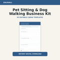 Pet Sitting & Dog Walking Business Kit - image 1