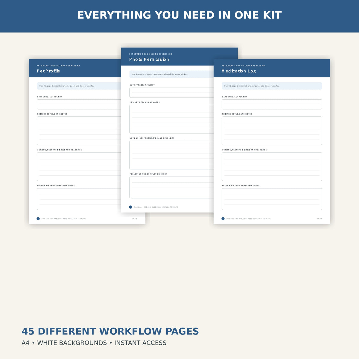Pet Sitting & Dog Walking Business Kit - image 2