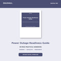 Power Outage Readiness Guide | 36-Page Printable PDF cover