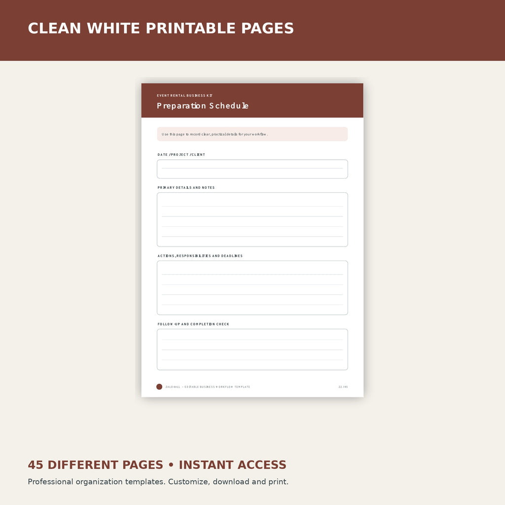 Event Rental Business Kit premium Canva kit - image 4
