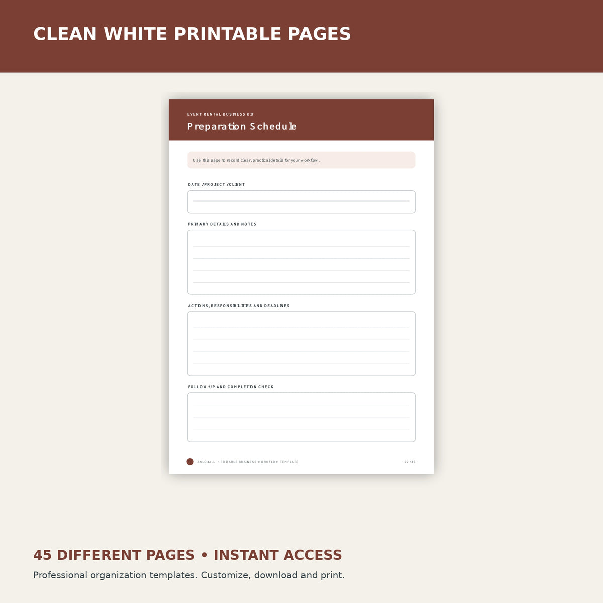 Event Rental Business Kit premium Canva kit - image 4