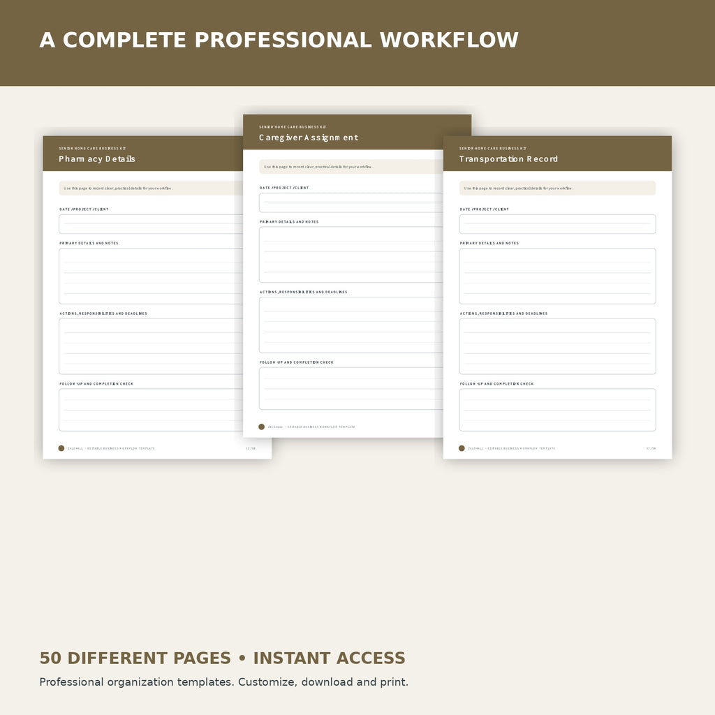 Senior Home Care Business Kit premium Canva kit - image 2
