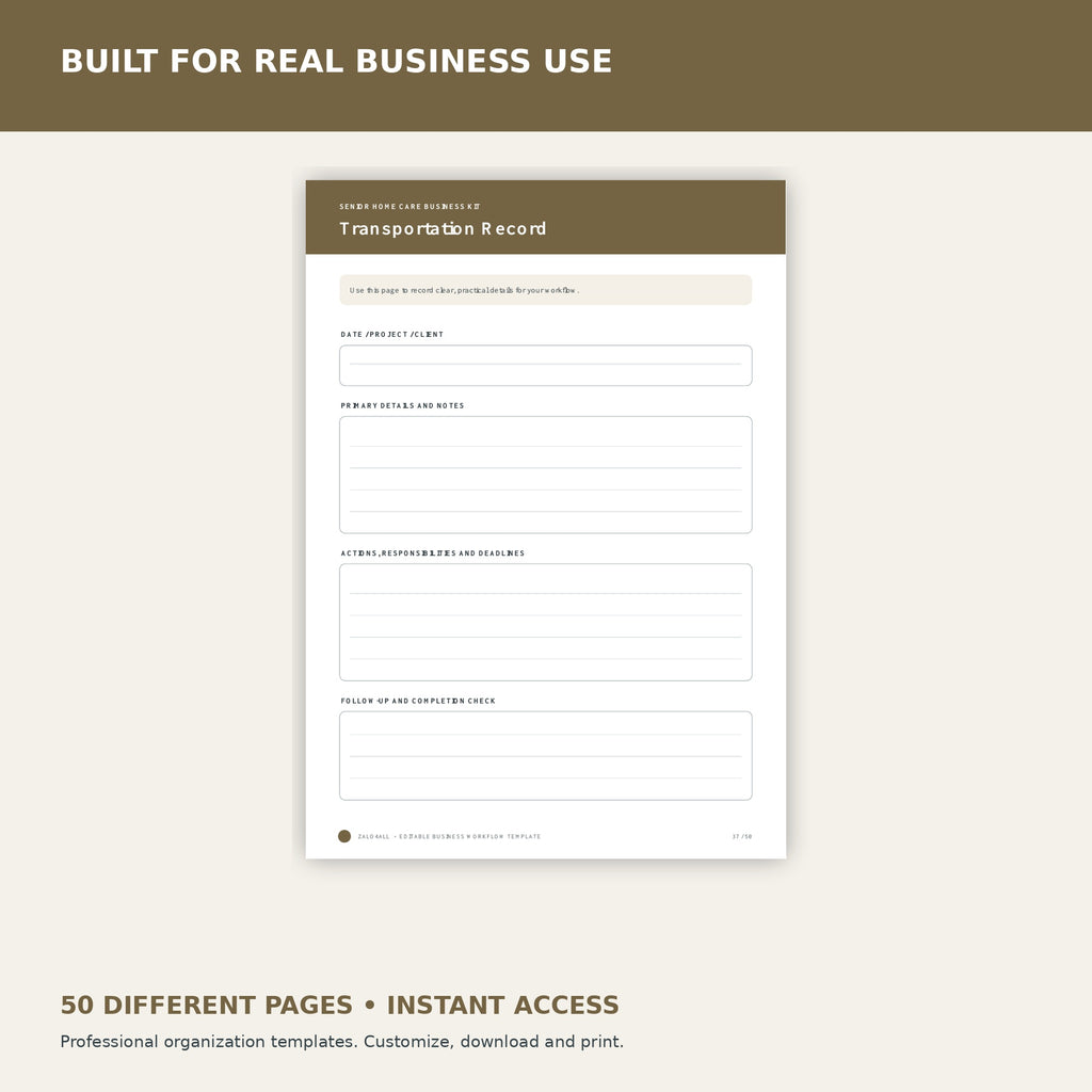 Senior Home Care Business Kit premium Canva kit - image 5