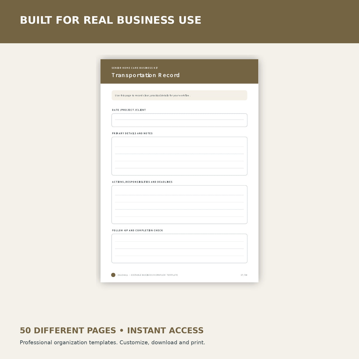 Senior Home Care Business Kit premium Canva kit - image 5