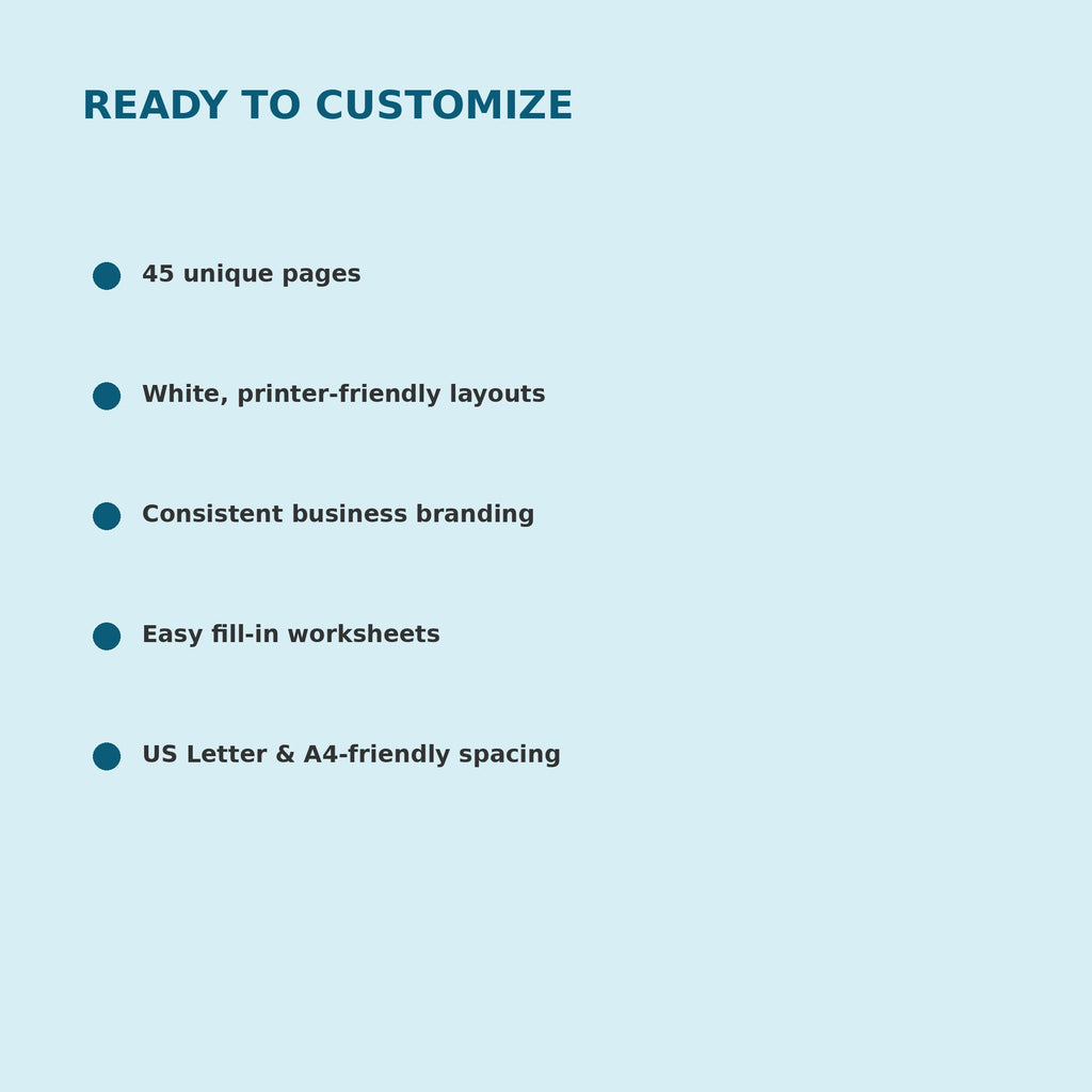 Pressure Washing Business Kit | 45 Editable Canva Templates - image 5