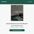 Small Business Launch Planner printable digital planner cover