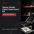 Tattoo Studio Client Experience Kit | 50 Premium Canva Templates – premium cover