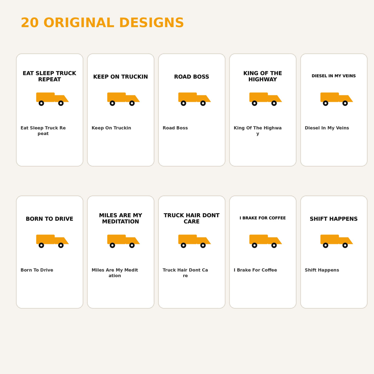 Funny Truck Driver SVG Bundle | 20 Trucking PNG Cut Files - image 2