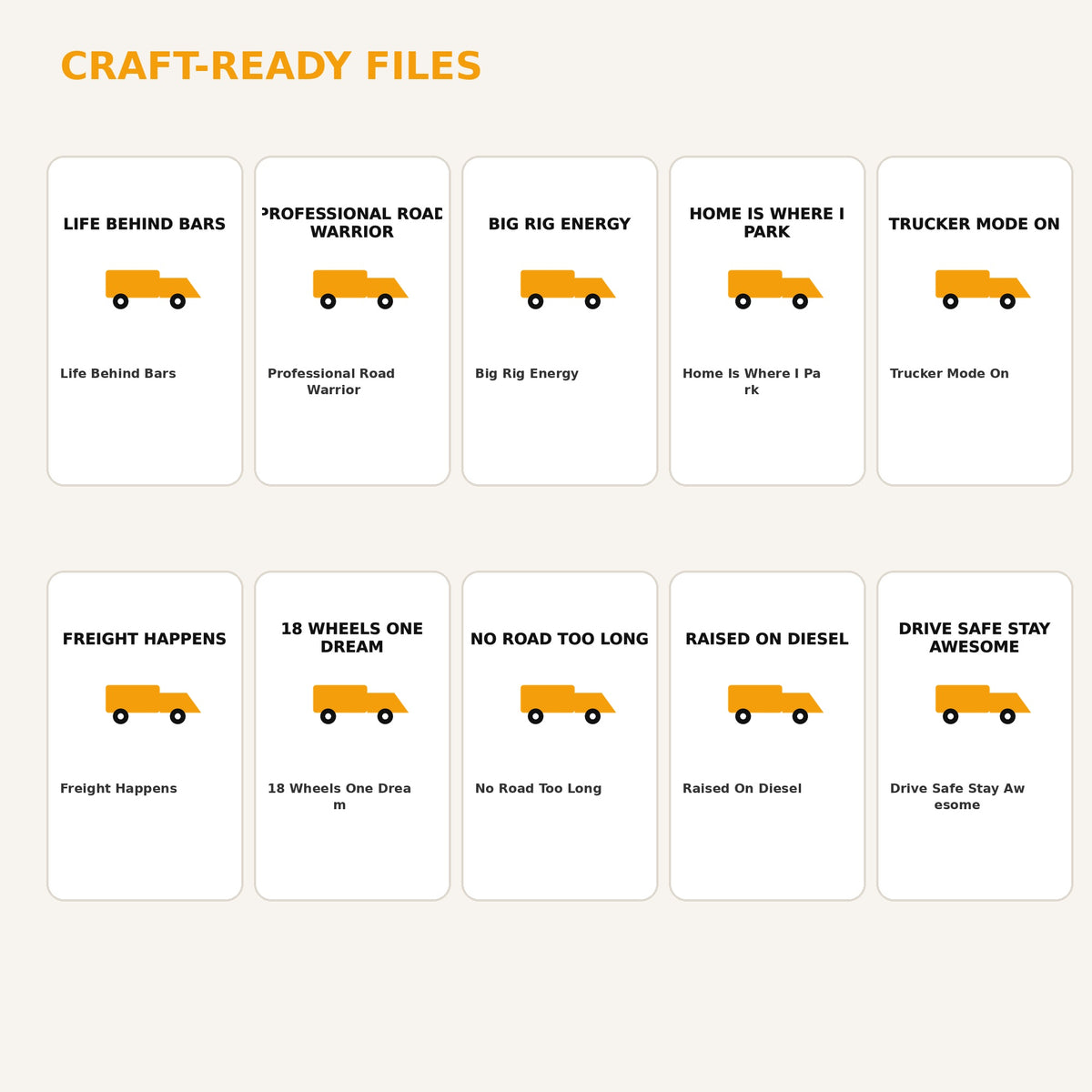 Funny Truck Driver SVG Bundle | 20 Trucking PNG Cut Files - image 3