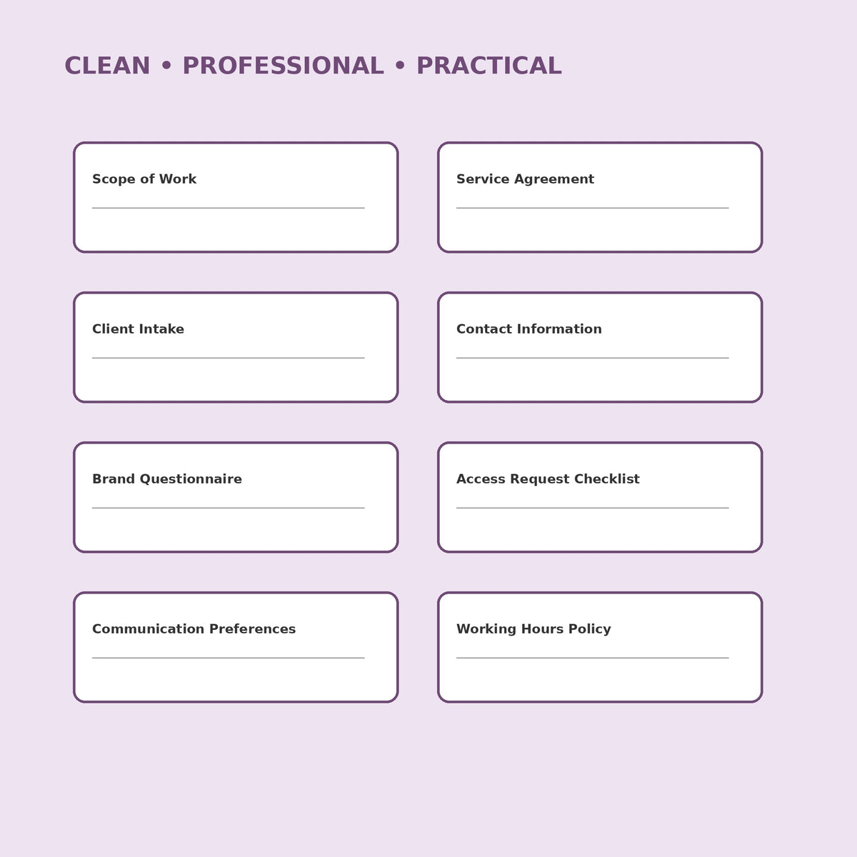Virtual Assistant Client Kit | 45 Editable Canva Templates - image 4