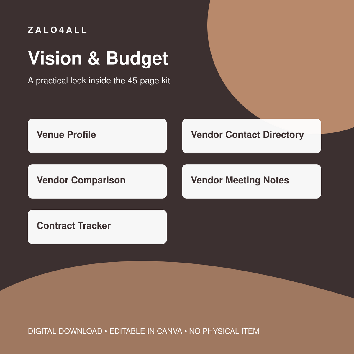 Wedding Planner & Coordinator Business Kit | 45 Canva Templates - template preview 2